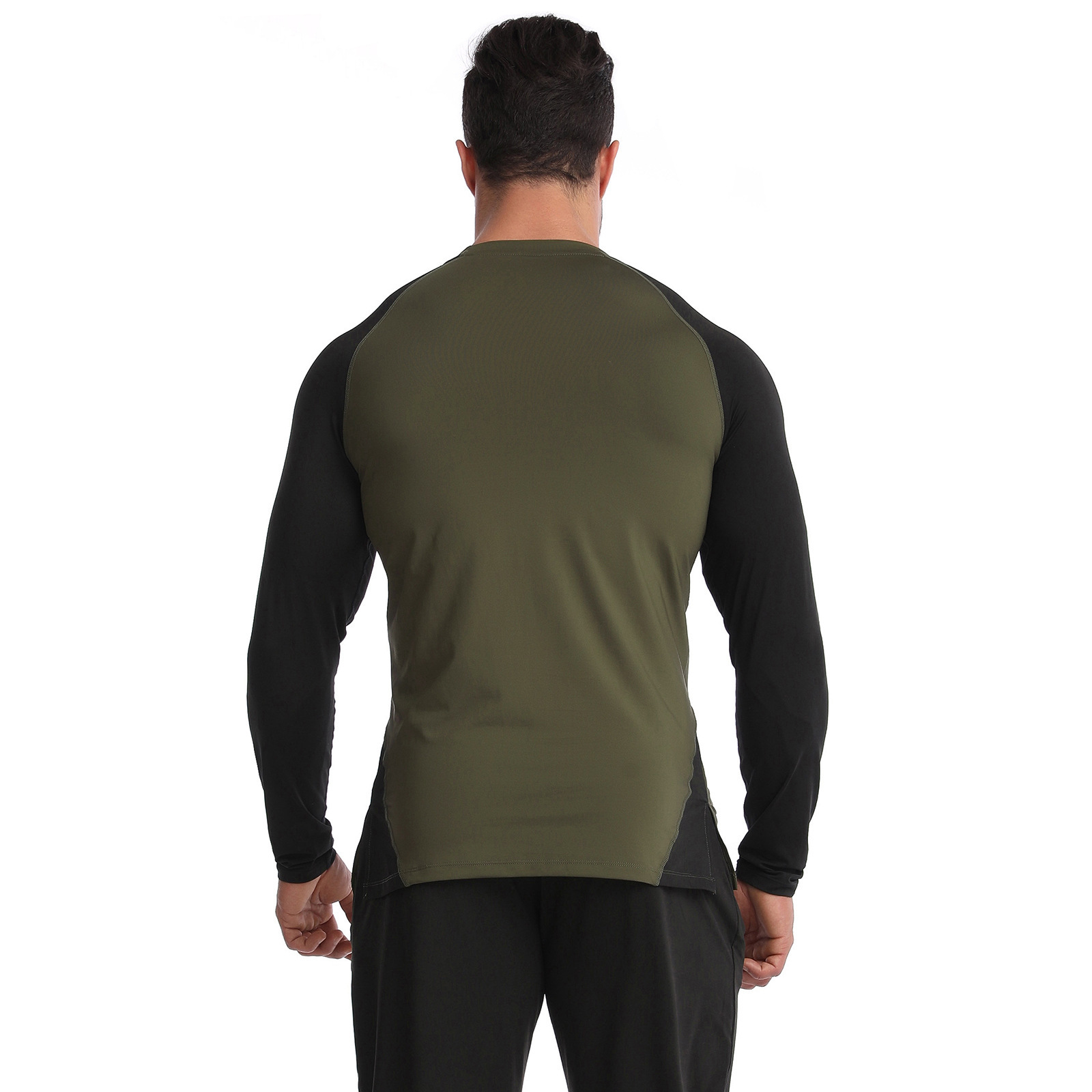 Men’s High Elastic Breathable Quick-Dry Fitness Long Sleeve - Image 2
