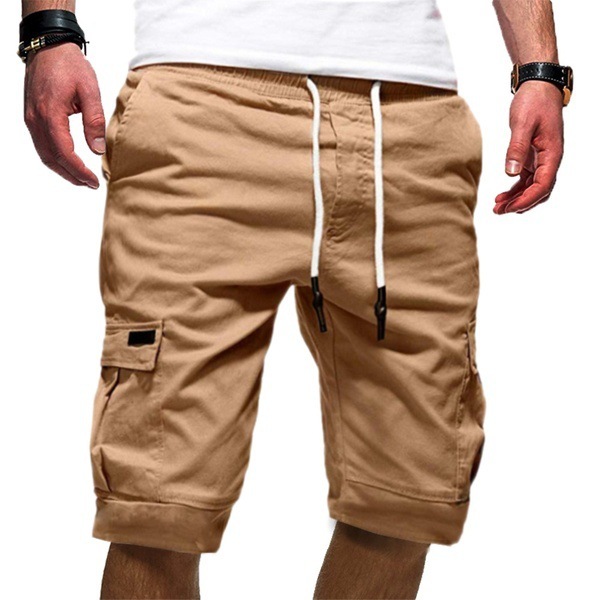 Men’s TacticalFit Cargo Jogger Shorts Summer Sports Casual Wear - Image 4
