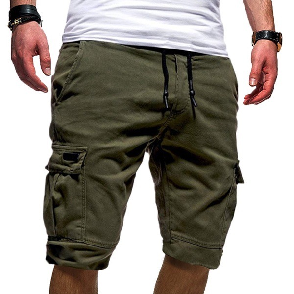 Men’s TacticalFit Cargo Jogger Shorts Summer Sports Casual Wear - Image 5