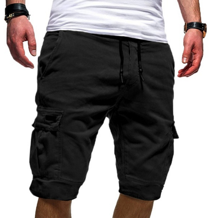 Men’s TacticalFit Cargo Jogger Shorts Summer Sports Casual Wear - Image 2