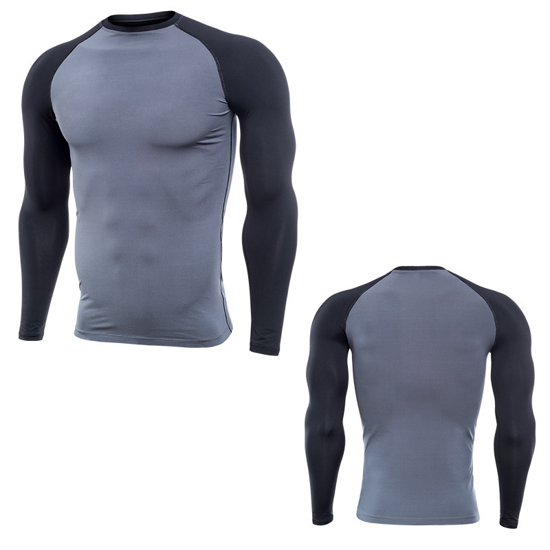 Men’s Quick-Dry Basketball Training Long Sleeve Shirt - Image 4