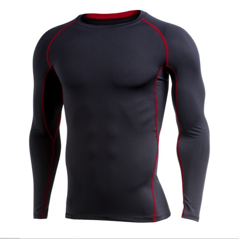 Men’s Quick-Dry Basketball Training Long Sleeve Shirt - Image 7