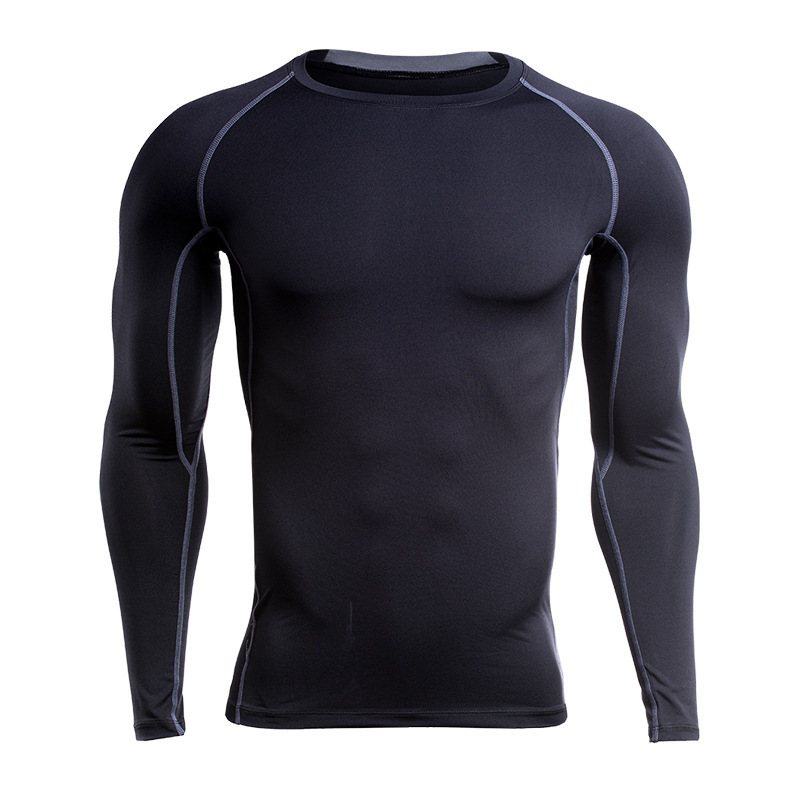 Men’s Quick-Dry Basketball Training Long Sleeve Shirt - Image 10