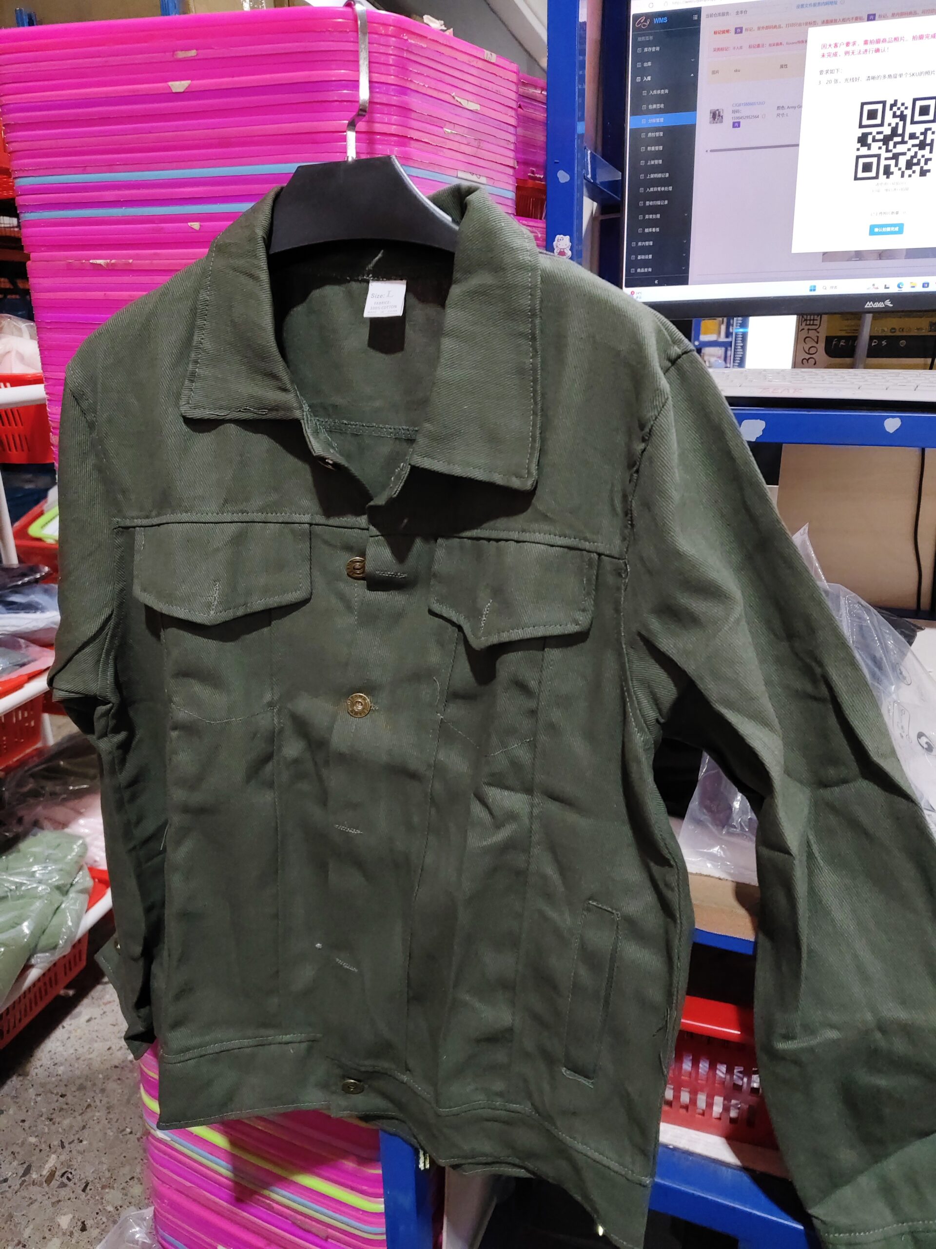 Men’s Slim Fit Denim Lapel Jacket - Image 4