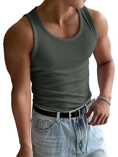 Men’s Round Neck Sports Workout Fitness T-Shirt - Image 7