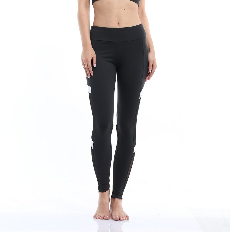 Women’s High-Waist Mesh Fitness Leggings – Breathable Yoga Pants - Image 4