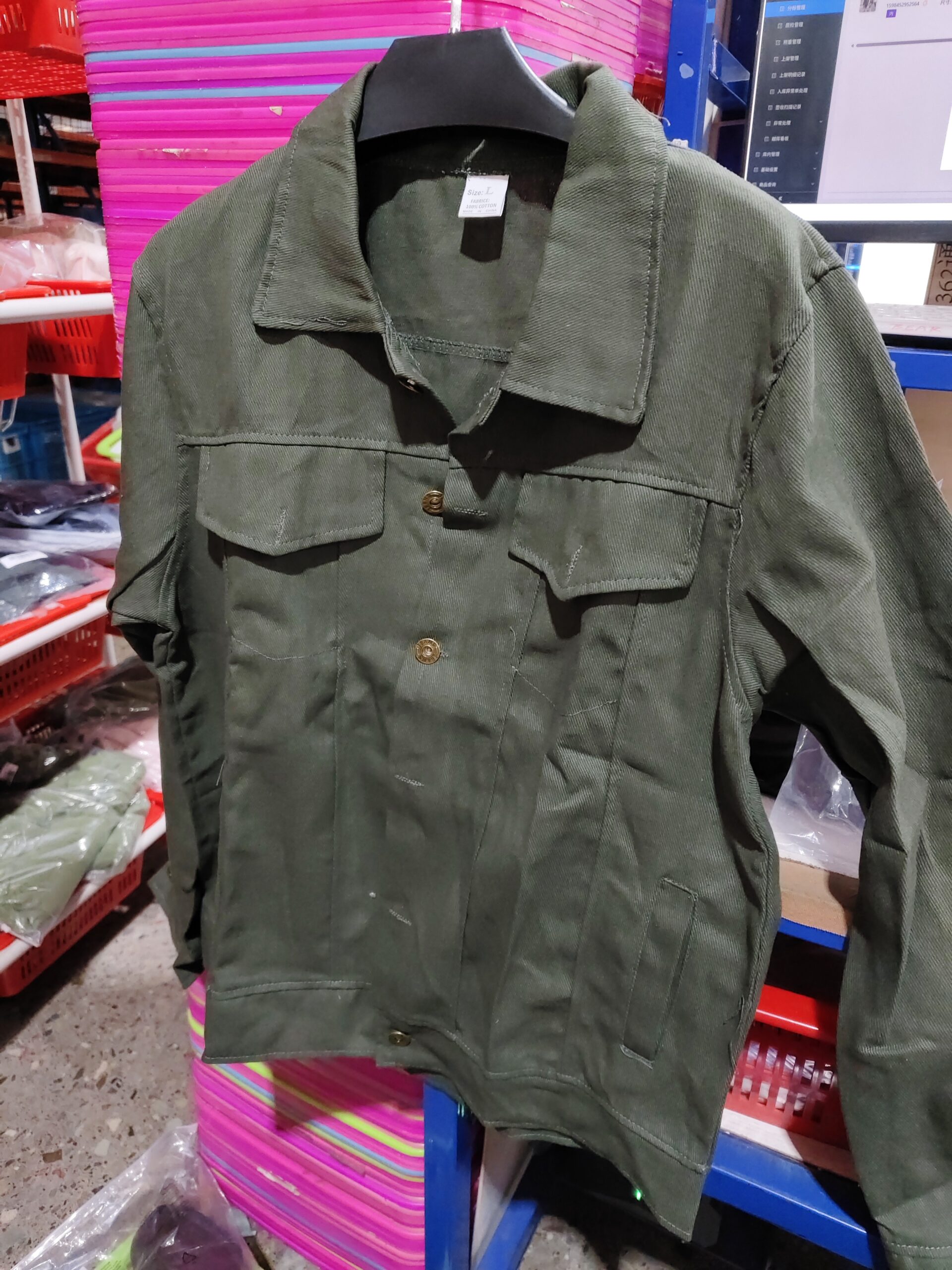 Men’s Slim Fit Denim Lapel Jacket - Image 5